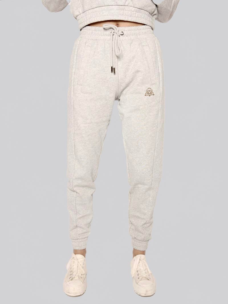 Women’s Welt Pocket Jogger – Athleisure Pants in Heather Grey