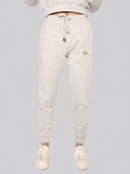 Women’s Welt Pocket Jogger – Athleisure Pants in Heather Grey