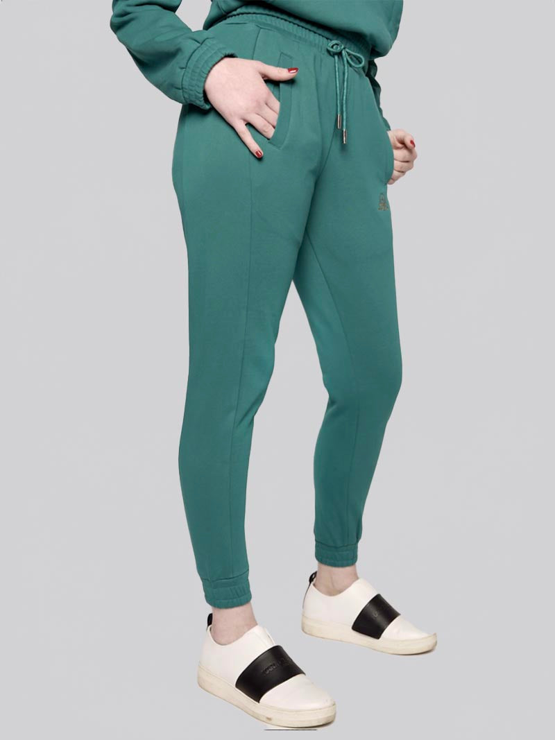 Women’s Welt Pocket Jogger – Athleisure Pant in Teal Green