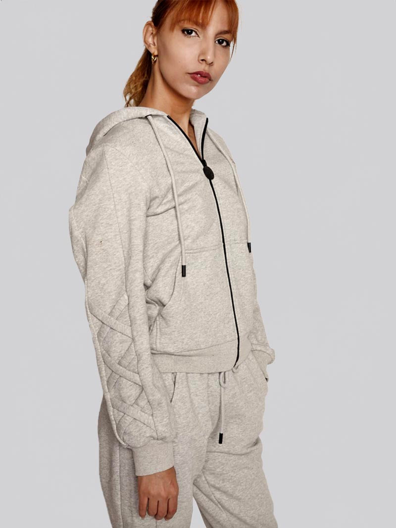 Women’s Lattice Hoodie – Athleisure Jacket