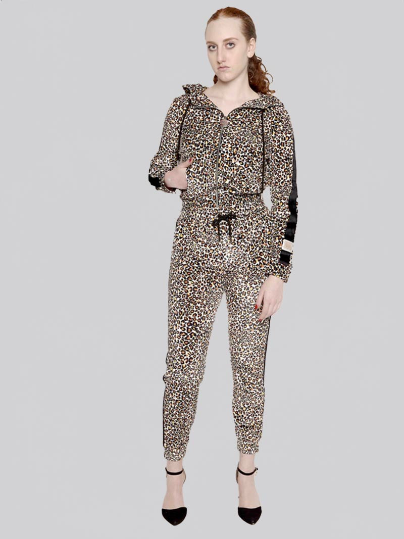 Women’s Velvet Cheetah Print Joggers